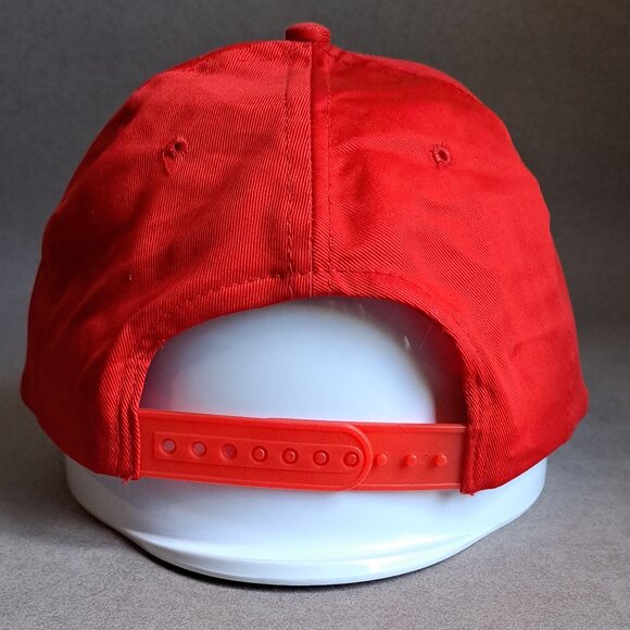 VINTAGE RCA Audio World USED Hat (Red, Snapback, Promo, Stereo Equipment) - Picture 4 of 9